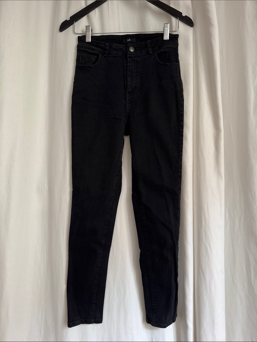 High-Rise Black Skinny Jeans for Women